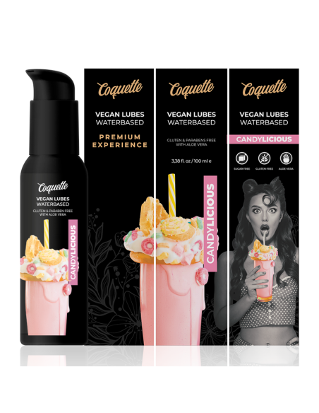 COQUETTE CHIC DESIRE PREMIUM EXPERIENCE LUBRICANTE VEGANO CANDYLICIOUS 100ML COQUETTE CHIC DESIRE PREMIUM EXPERIENCE LUBRICANTE VEGANO CANDYLICIOUS 100ML