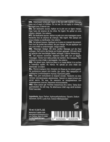 COQUETTE CHIC DESIRE POCKET LUBRICANTE KISSABLE BASE AGUA FRESA 10 ML