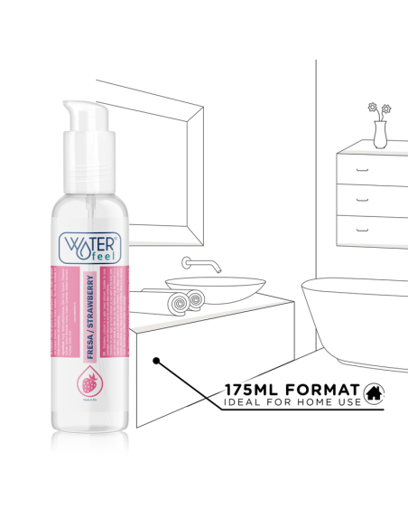 WATERFEEL LUBRICANTE BASE AGUA FRESA 175 ML WATERFEEL LUBRICANTE BASE AGUA FRESA 175 ML