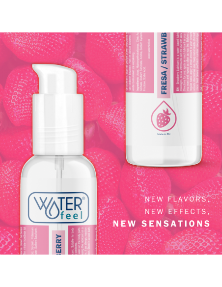 WATERFEEL LUBRICANTE BASE AGUA FRESA 175 ML WATERFEEL LUBRICANTE BASE AGUA FRESA 175 ML