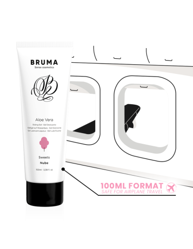 BRUMA GEL DESLIZANTE CON ALOE VERA SABOR A NUBE 100 ML