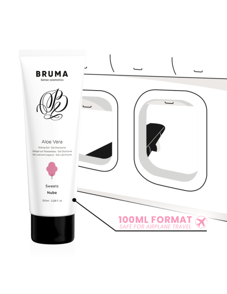 BRUMA GEL DESLIZANTE CON ALOE VERA SABOR A NUBE 100 ML BRUMA GEL DESLIZANTE CON ALOE VERA SABOR A NUBE 100 ML