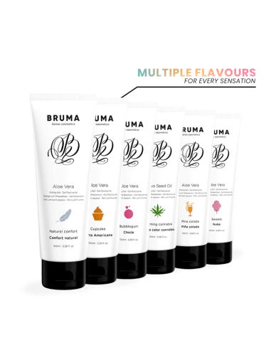 BRUMA GEL DESLIZANTE CON ALOE VERA SABOR A NUBE 100 ML