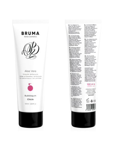 BRUMA GEL DESLIZANTE CON ALOE VERA SABOR A CHICLE 100 ML