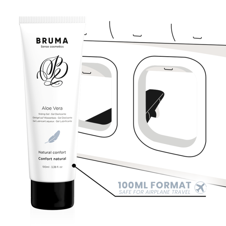 BRUMA GEL DESLIZANTE CON ALOE VERA CONFORT NATURAL 100 ML