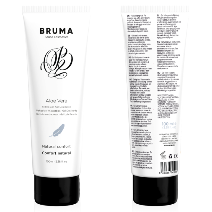 BRUMA GEL DESLIZANTE CON ALOE VERA CONFORT NATURAL 100 ML