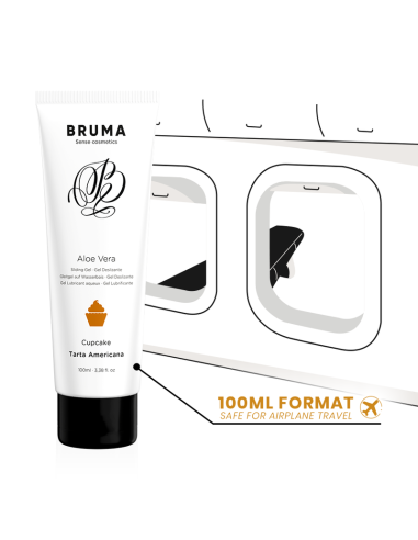 BRUMA GEL DESLIZANTE CON ALOE VERA SABOR A TARTA AMERICANA 100 ML