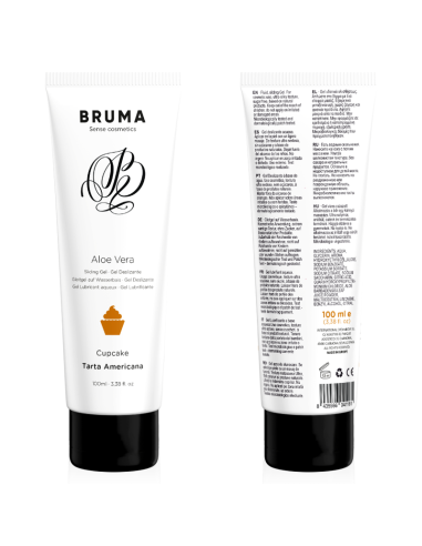 BRUMA GEL DESLIZANTE CON ALOE VERA SABOR A TARTA AMERICANA 100 ML