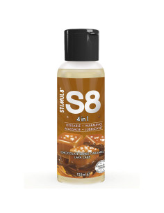 STIMUL8 S8 4 EN 1 LUBRICANTE POSTRE CHOCOLATE Y CARAMELO SALADO 125 ML