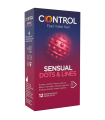 CONTROL - SENSUAL DOTS & LINES PUNTOS Y ESTRIAS 12 UDS
