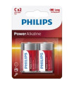 PHILIPS - POWER ALKALINE PILA C LR14 BLISTER*2