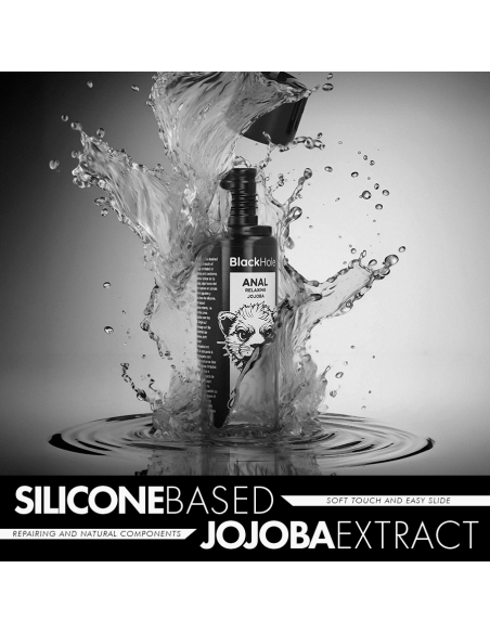 BLACK HOLE ANAL RELAXING CON JOJOBA BASE SILICONA 100 ML BLACK HOLE ANAL RELAXING CON JOJOBA BASE SILICONA 100 ML