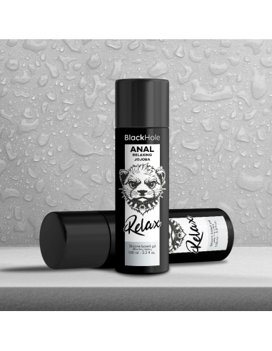 BLACK HOLE ANAL RELAXING CON JOJOBA BASE SILICONA 100 ML