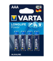 VARTA - LONGLIFE POWER PILA ALCALINA AAA LR03 BLISTER*4