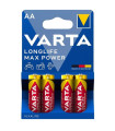 VARTA - MAX POWER ALKALINE BATTERIE AA LR6 4 EINHEIT