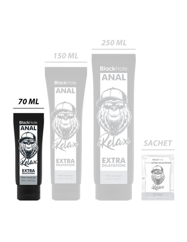 BLACK HOLE GEL BASE AGUA DILATACION ANAL 70 ML