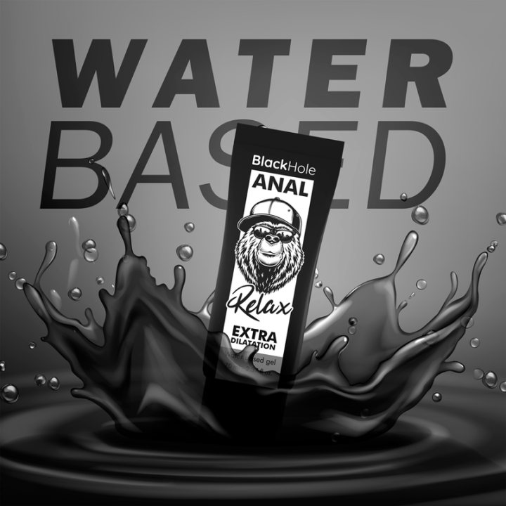 BLACK HOLE GEL BASE AGUA DILATACION ANAL 70 ML