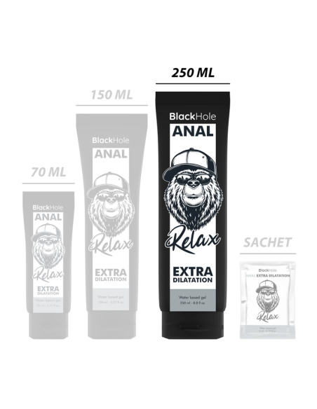 BLACK HOLE GEL BASE AGUA DILATACION ANAL 250 ML BLACK HOLE GEL BASE AGUA DILATACION ANAL 250 ML