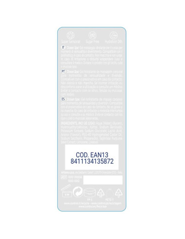 CONTROL 2 EN 1 MASSAGE PLEASURE MEDITERRANEAN SEA 200 ML