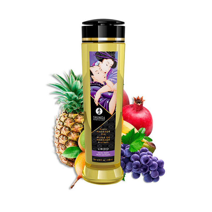 SHUNGA ACEITE DE MASAJE EROTICO LIBIDO 240 ML