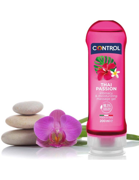 CONTROL 2 EN 1 MASSAGE PLEASURE THAI PASSION 200 ML CONTROL 2 EN 1 MASSAGE PLEASURE THAI PASSION 200 ML