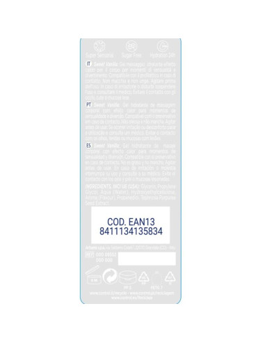 CONTROL 2 EN 1 MASSAGE PLEASURE MADAGASCAR SWEETNESS 200 ML