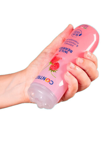 CONTROL GEL DE MASAJE 3 EN 1 WILD BERRIES 200 ML