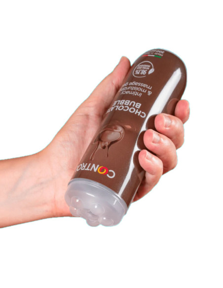 CONTROL GEL DE MASAJE 3 EN 1 CHOCOLATE BUBBLE 200 ML CONTROL GEL DE MASAJE 3 EN 1 CHOCOLATE BUBBLE 200 ML