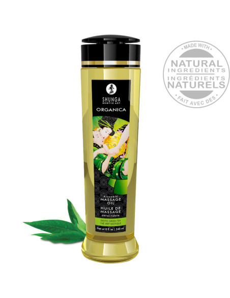 SHUNGA ACEITE DE MASAJE ORGANICO TE VERDE 240 ML SHUNGA ACEITE DE MASAJE ORGANICO TE VERDE 240 ML