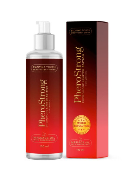 PHEROSTRONG ACEITE DE MASAJE LIMITED EDITION PARA MUJER 100 ML PHEROSTRONG ACEITE DE MASAJE LIMITED EDITION PARA MUJER 100 ML