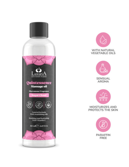 INTIMATELINE LUXURIA ACEITE DE MASAJES NUBE DE AZUCAR 150 ML INTIMATELINE LUXURIA ACEITE DE MASAJES NUBE DE AZUCAR 150 ML