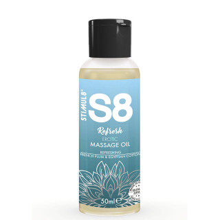 STIMUL8 S8 REFRESH ACEITE DE MASAJE EROTICO ALGODON 50 ML
