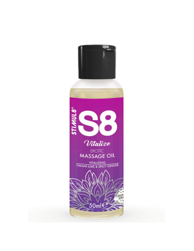 STIMUL8 S8 VITALIZE ACEITE DE MASAJE EROTICO LIMA 50 ML