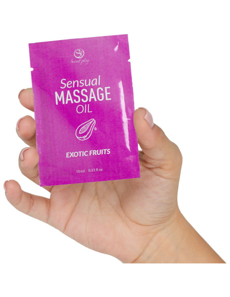 SECRETPLAY MONODOSIS ACEITE DE MASAJE FRUTAS EXOTICAS 10 ML SECRETPLAY MONODOSIS ACEITE DE MASAJE FRUTAS EXOTICAS 10 ML
