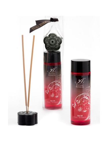 EXTASE SENSUAL ACEITE ESTIMULANTE CALOR FRESA 100 ML