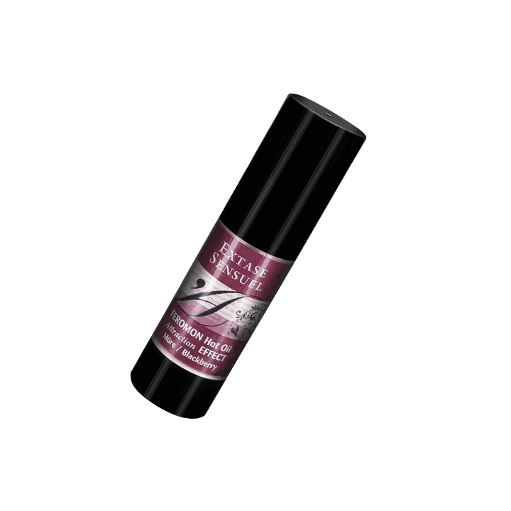 EXTASE SENSUAL ACEITE MASAJE EFECTO CALOR CON FEROMONAS MORA 30 ML