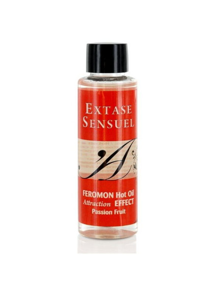 EXTASE SENSUAL ACEITE MASAJE EFECTO CALOR CON FEROMONAS FRUTA DE LA PASION 100 ML EXTASE SENSUAL ACEITE MASAJE EFECTO CALOR CON FEROMONAS FRUTA DE LA PASION 100 ML