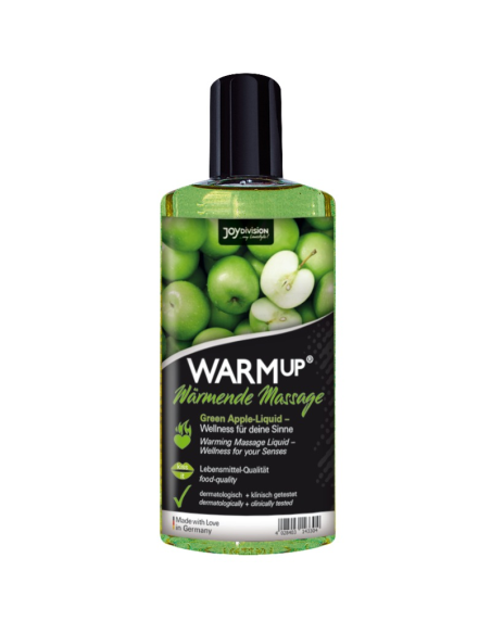 JOYDIVISION WARMUP ACEITE DE MASAJE MANZANA VERDE 150 ML
