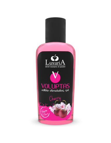 INTIMATELINE LUXURIA VOLUPTAS GEL MASAJE COMESTIBLE EFECTO CALOR CEREZA 100 ML