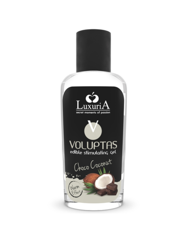 INTIMATELINE LUXURIA VOLUPTAS GEL MASAJE COMESTIBLE EFECTO CALOR COCO Y CREMA 100 ML