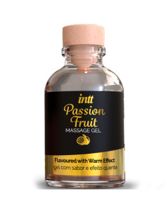 INTT MASSAGE ORAL SEX GEL DE MASAJE SABOR A FRUTA DE LA PASION EFECTO CALOR
