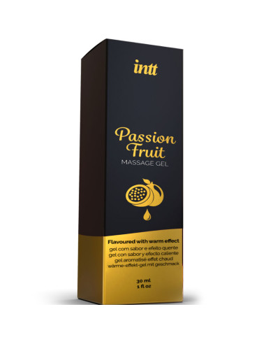 INTT MASSAGE ORAL SEX GEL DE MASAJE SABOR A FRUTA DE LA PASION EFECTO CALOR
