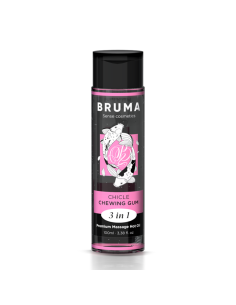 BRUMA ACEITE DE MASAJE PREMIUM EFECTO CALOR SABOR CHICLE 3 EN 1 100 ML 2