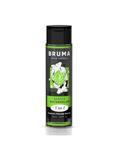 BRUMA ACEITE DE MASAJE PREMIUM EFECTO CALOR SABOR SANDIA 3 EN 1 100 ML 2