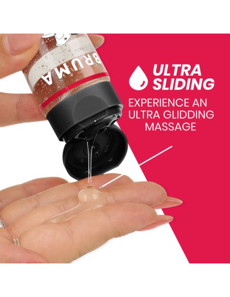 BRUMA ACEITE DE MASAJE PREMIUM EFECTO CALOR SABOR FRESA 3 EN 1 100 ML