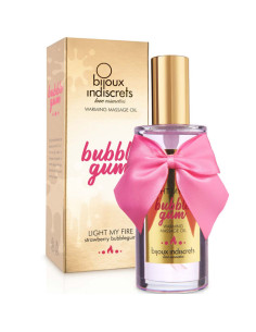 BIJOUX INDISCRETS LIGHT MY FIRE ACEITE MASAJE EFECTO CALOR SABOR CHICLE 2