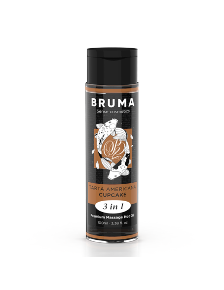 BRUMA ACEITE DE MASAJE PREMIUM EFECTO CALOR SABOR TARTA AMERICANA 3 EN 1 100 ML BRUMA ACEITE DE MASAJE PREMIUM EFECTO CALOR SABOR TARTA AMERICANA 3 EN 1 100 ML