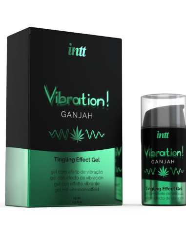 INTT POTENTE ESTIMULANTE INTIMO GEL VIBRADOR LIQUIDO CANNABIS 15ML