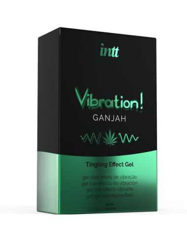 INTT POTENTE ESTIMULANTE INTIMO GEL VIBRADOR LIQUIDO CANNABIS 15ML