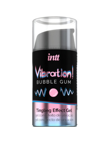 INTT POTENTE ESTIMULANTE INTIMO GEL VIBRADOR LIQUIDO CHICLE 15ML